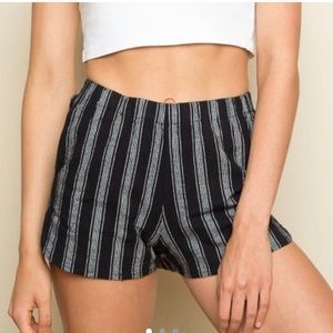 BRANDY MELVILLE STRIPED SHORTS